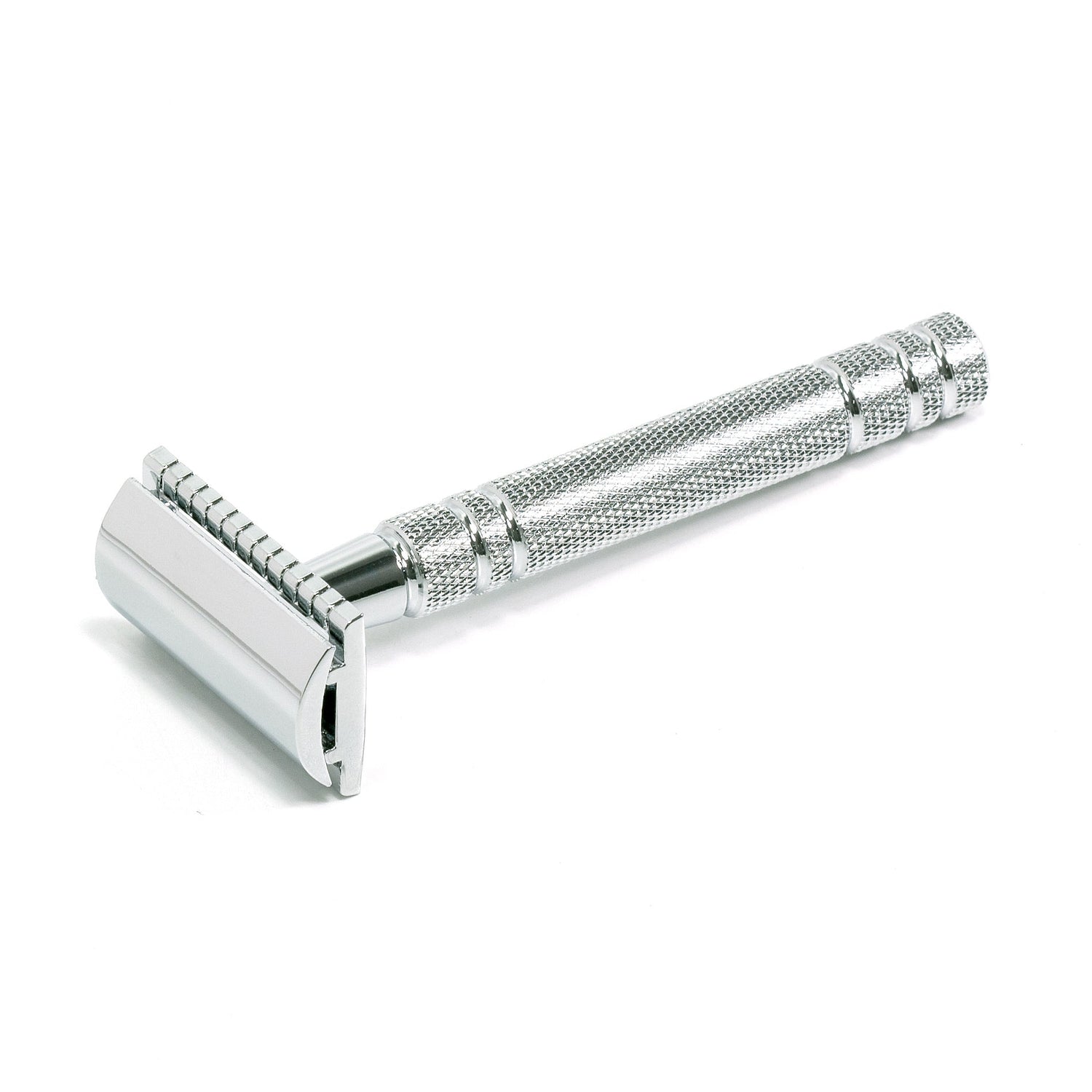 Fendrihan Double Edge Safety Razor, Full Knurled Handle Safety Razor Fendrihan