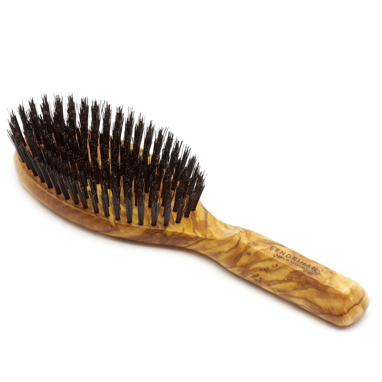 Men's Olivewood Bristle Hairbrush - Made in Germany Hair Brush Fendrihan