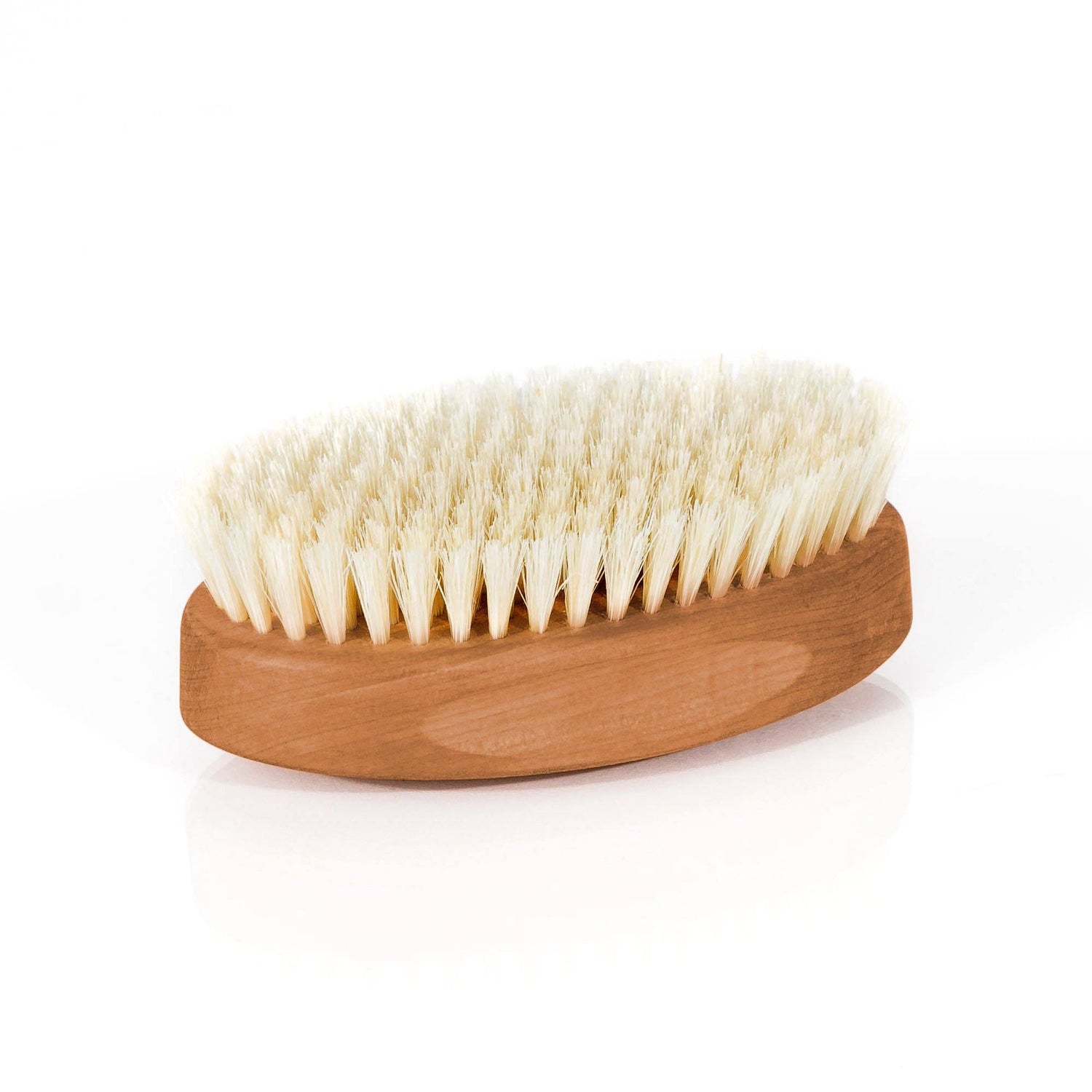 Men's Pearwood Military Hairbrush with Soft Light Bristles - Made in Germany Hair Brush Fendrihan