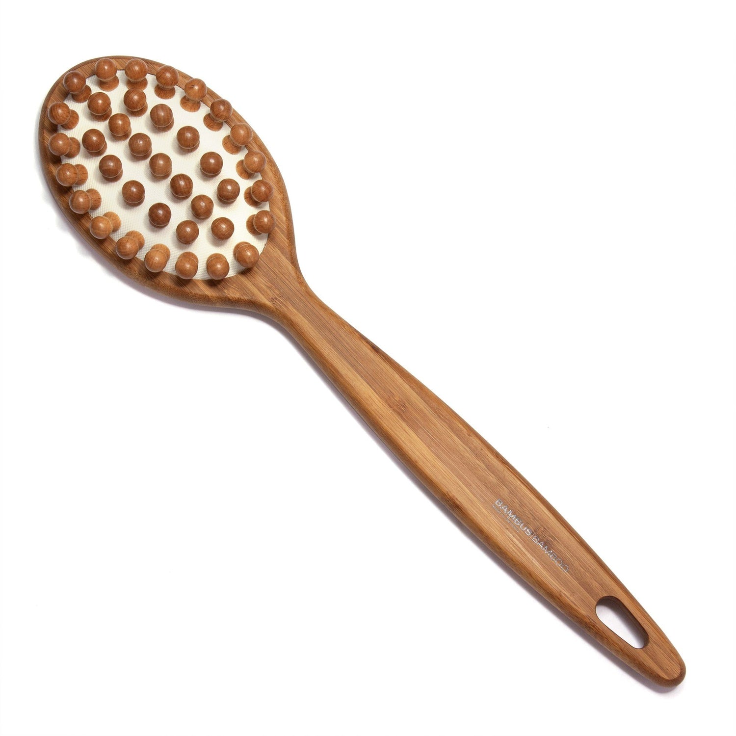 Bamboo Massage Brush with Wooden Knobs - Made in Germany Bath Brush Fendrihan