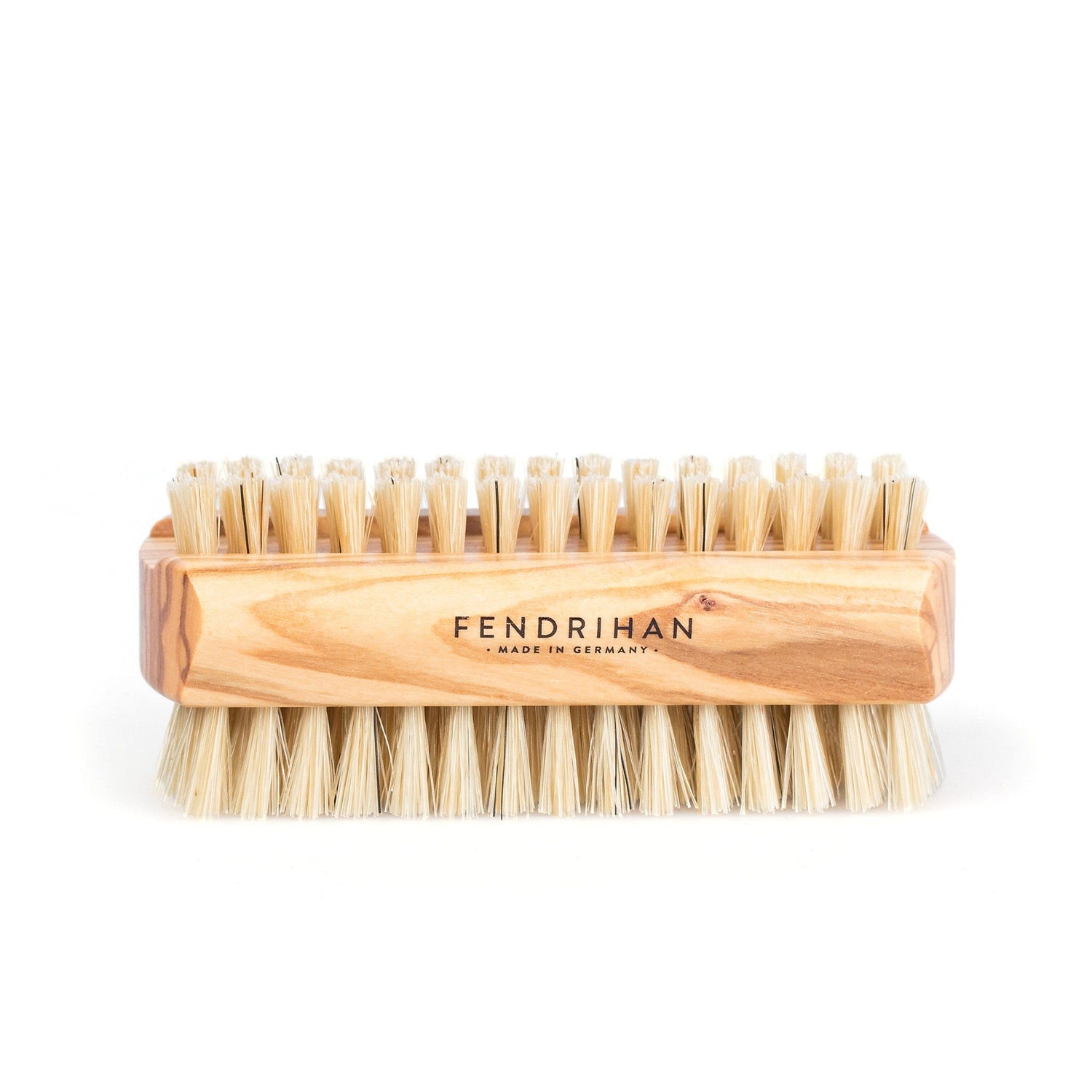 Fendrihan Dual-Sided Olivewood Nail Brush with Pure Natural Bristles - Made in Germany Nail Brush Fendrihan