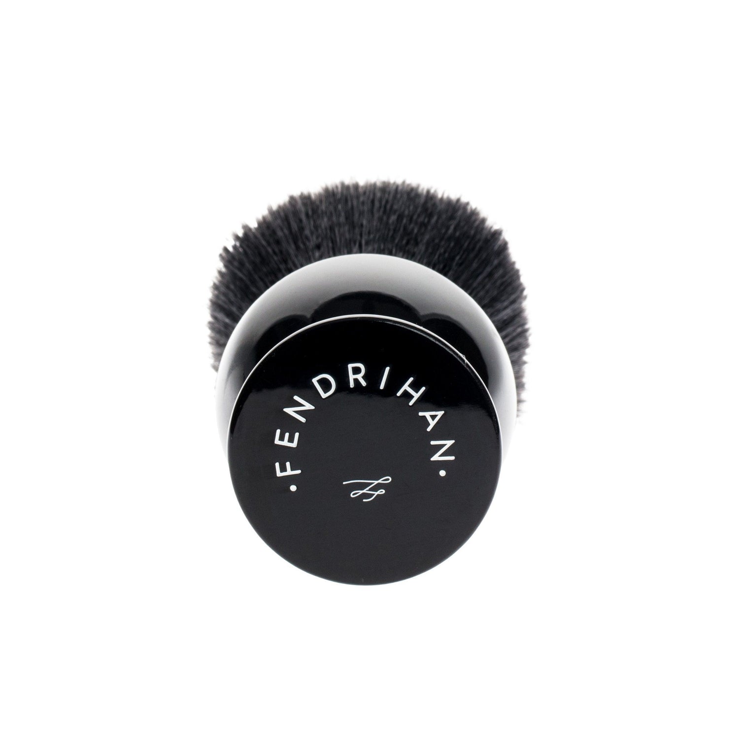 Fendrihan Black and White Synthetic Shaving Brush, Resin Handle Synthetic Bristles Shaving Brush Fendrihan