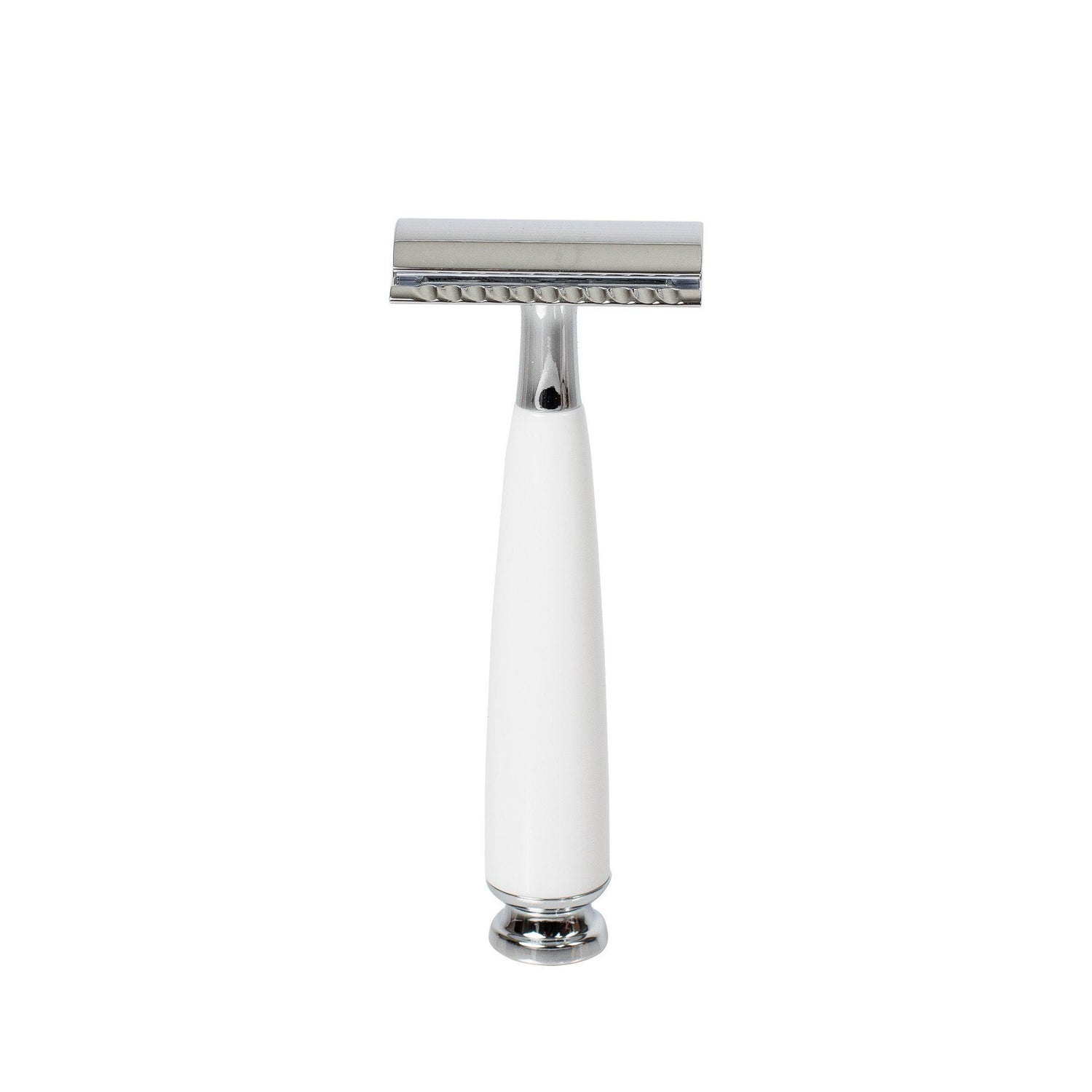 True North Double Edge Safety Razor, White Double Edge Safety Razor Fendrihan