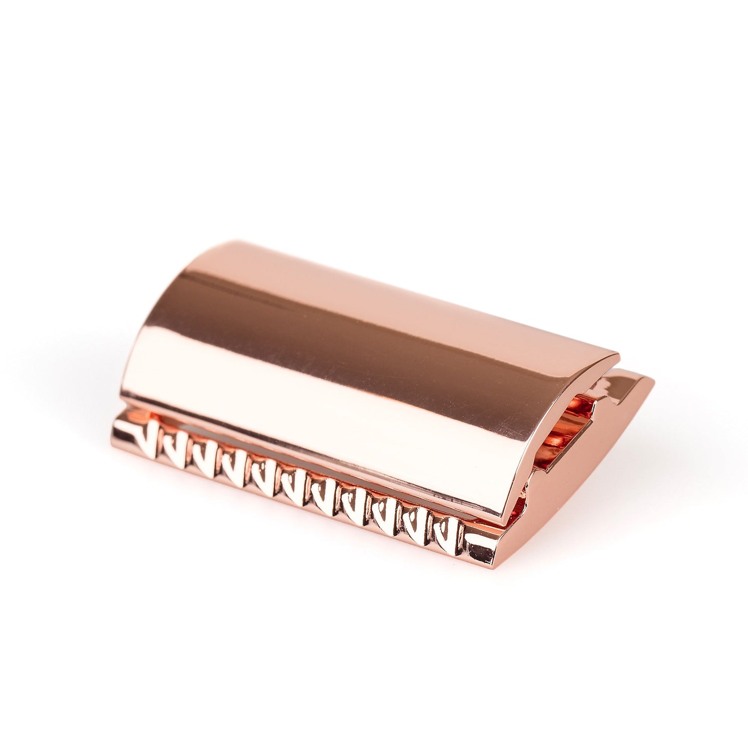 Fendrihan “Weston” Closed Comb Safety Razor Head, Rose Gold Double Edge Safety Razor Head Fendrihan