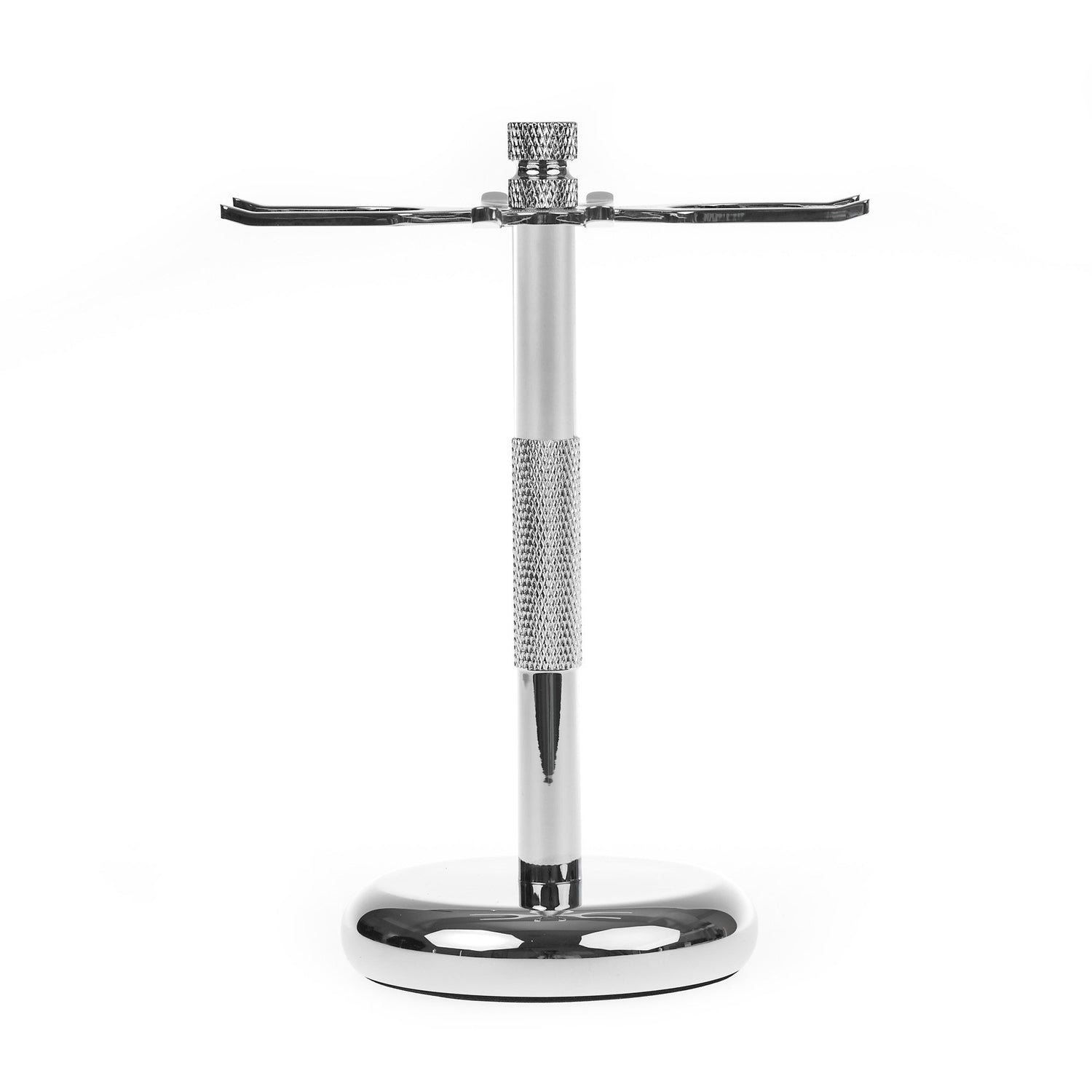 Fendrihan 4-Prong Stand for Safety Razor & Shaving Brush, Chrome Shaving Stand Fendrihan