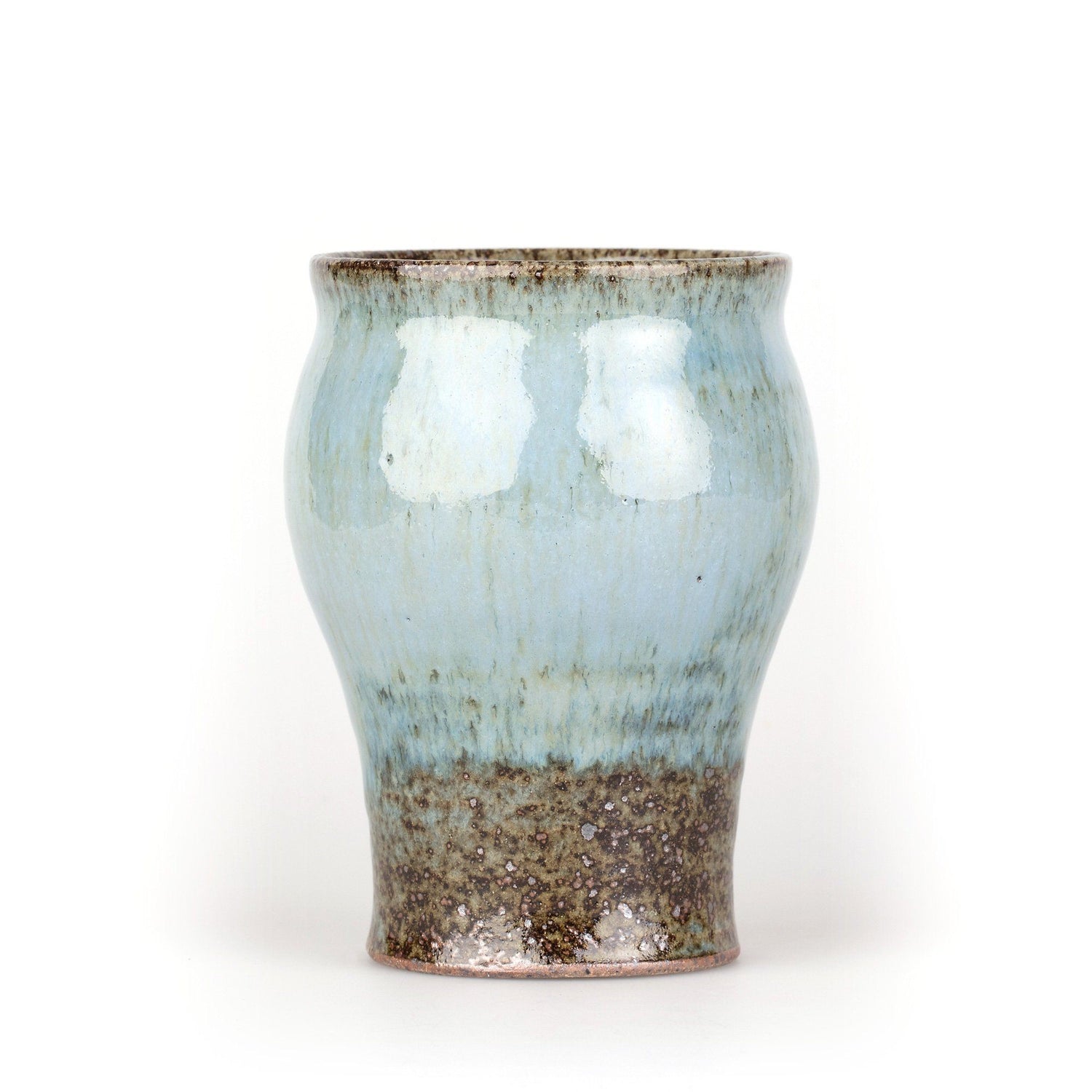 Junichi Tanaka Artisanal Tumbler Toothbrush Holder Fendrihan Blue