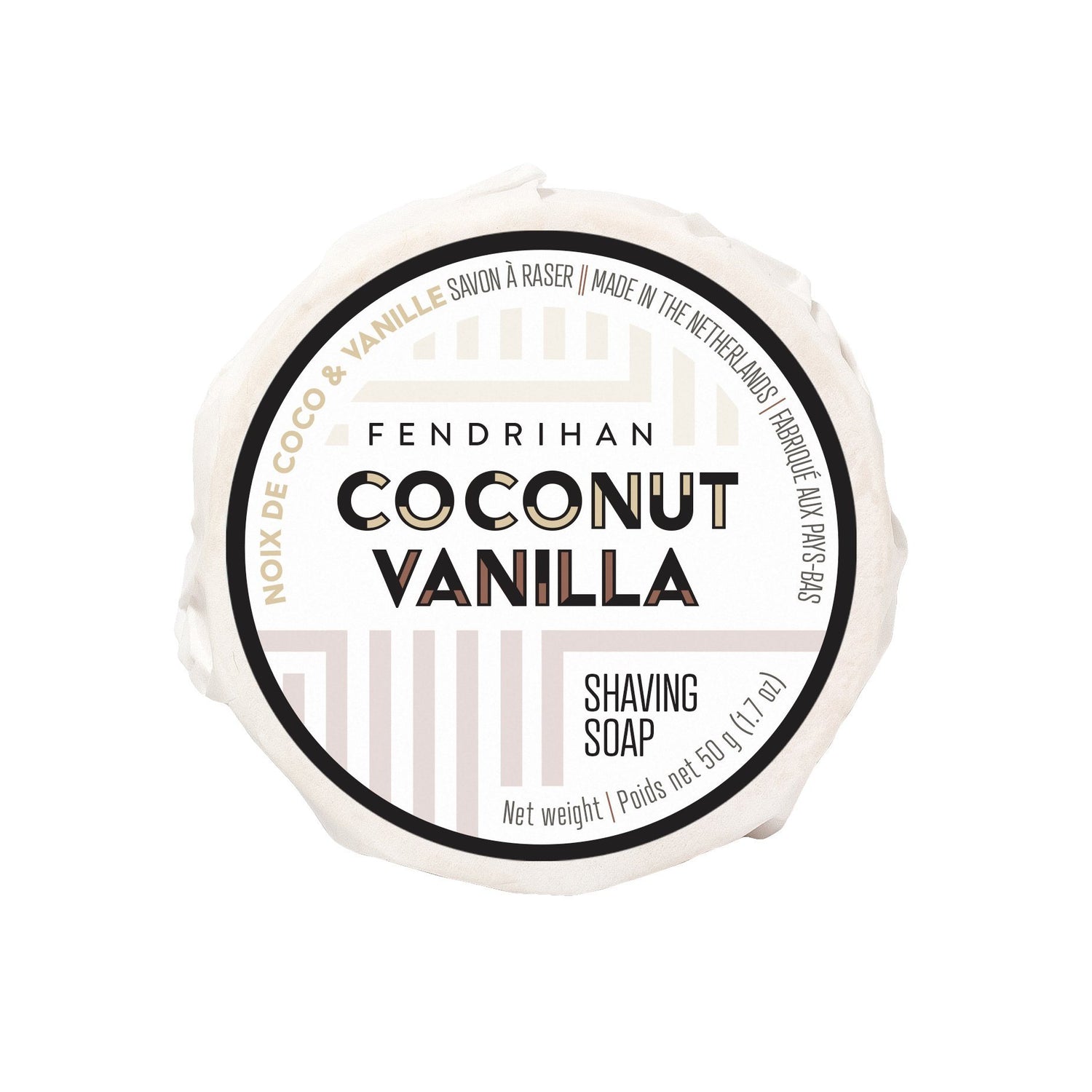 Fendrihan Coconut & Vanilla Shaving Soap, 65 g Shaving Soap Fendrihan