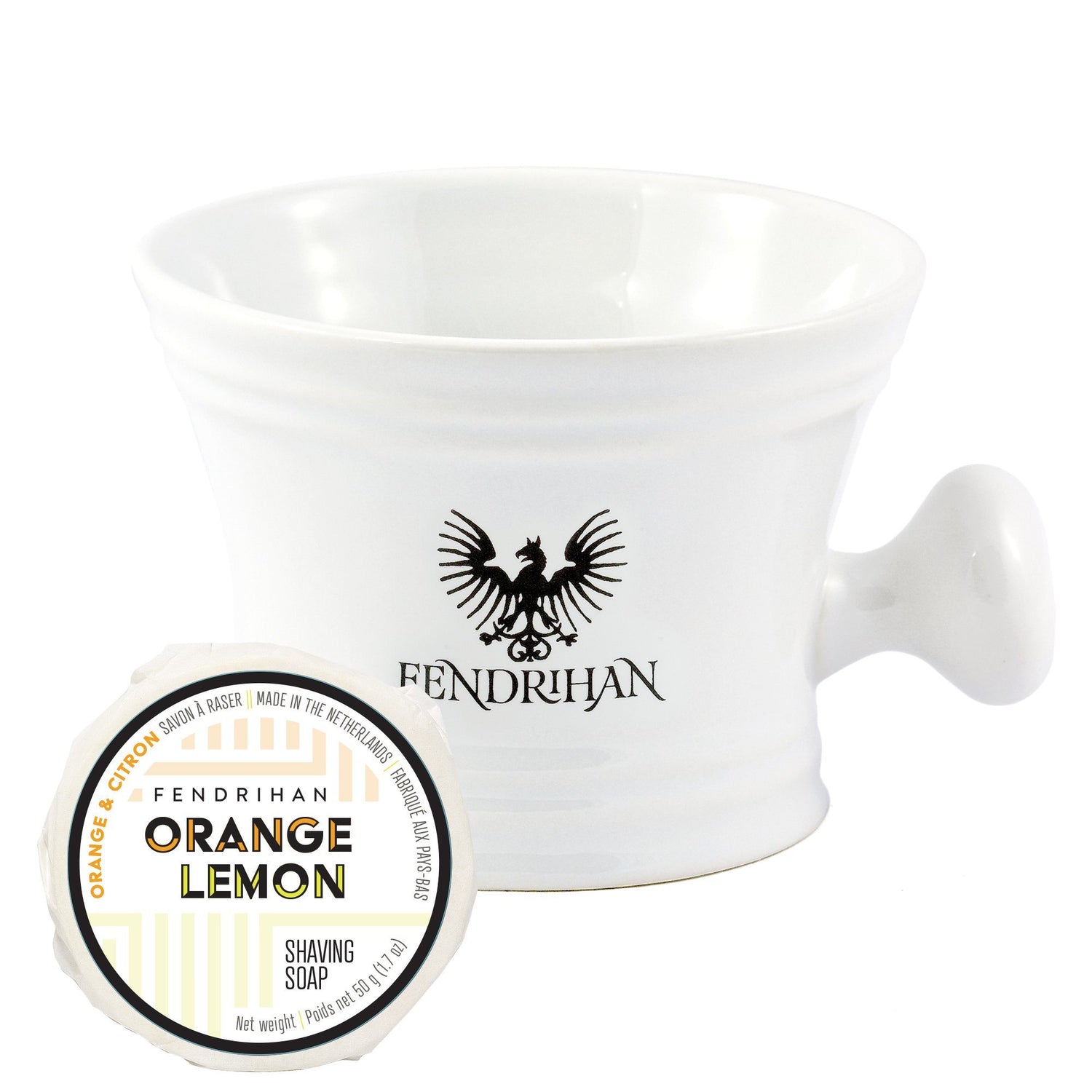 Classic Apothecary Shaving Mug + Fendrihan Shaving Soap, Save $10 Shaving Mug Fendrihan Coconut & Vanilla White