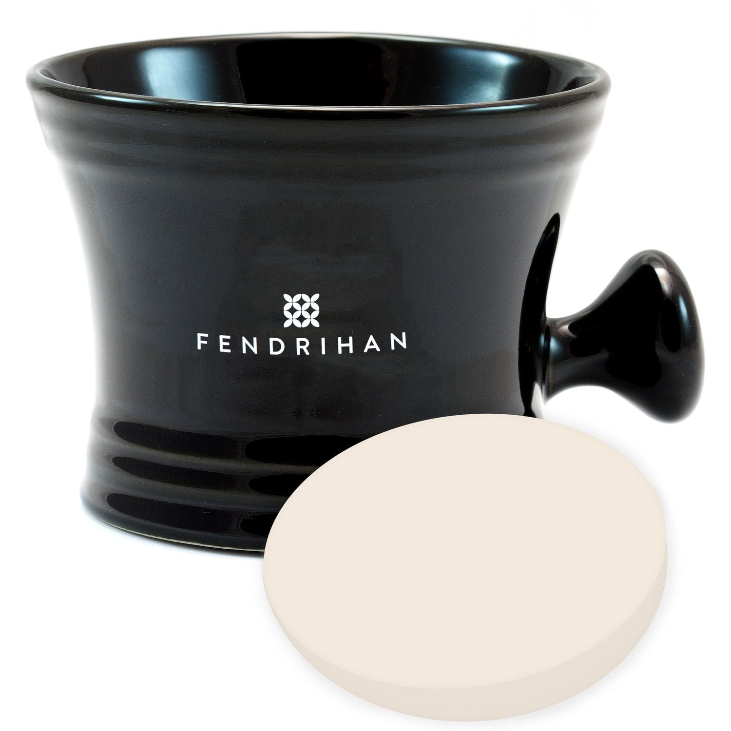 Large Apothecary Shaving Mug + Taylor of Old Bond Street Shaving Soap, Save $5 Shaving Mug Fendrihan Black Sandalwood