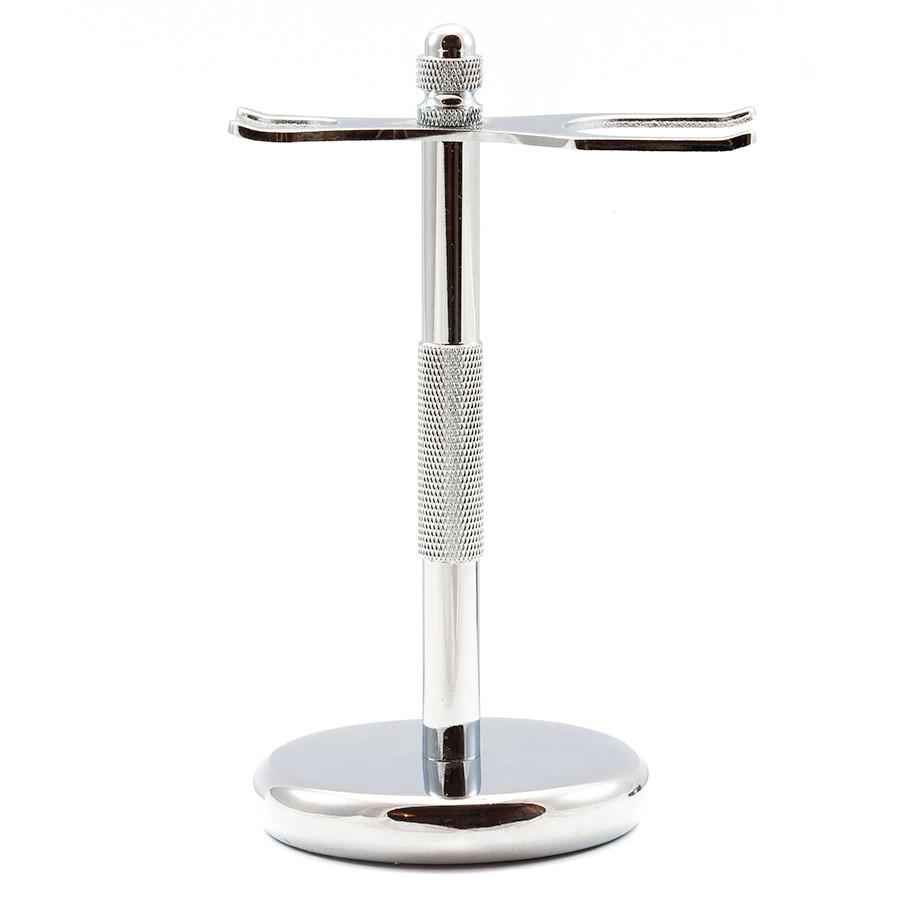 Chrome Stand for Safety Razor & Shaving Brush Shaving Stand Fendrihan 28 mm Tile