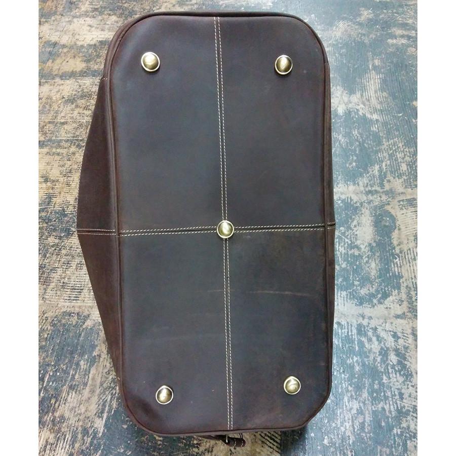 Fendrihan Arizona Oiled Nubuck Travel Bag, Coffee Leather Briefcase Fendrihan 