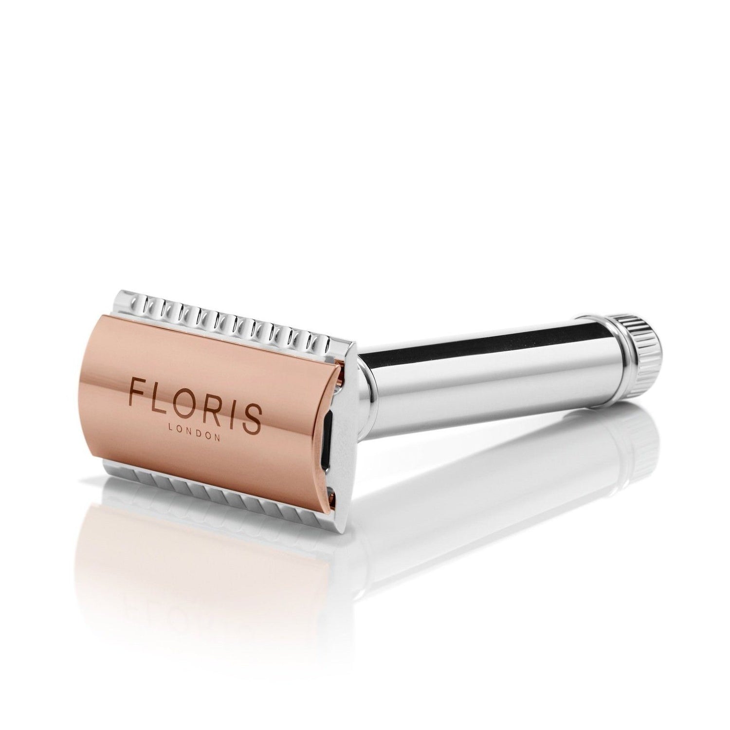 Floris London Chrome and Rose Gold Plate 3-Piece Shaving Set Shaving Set Floris London