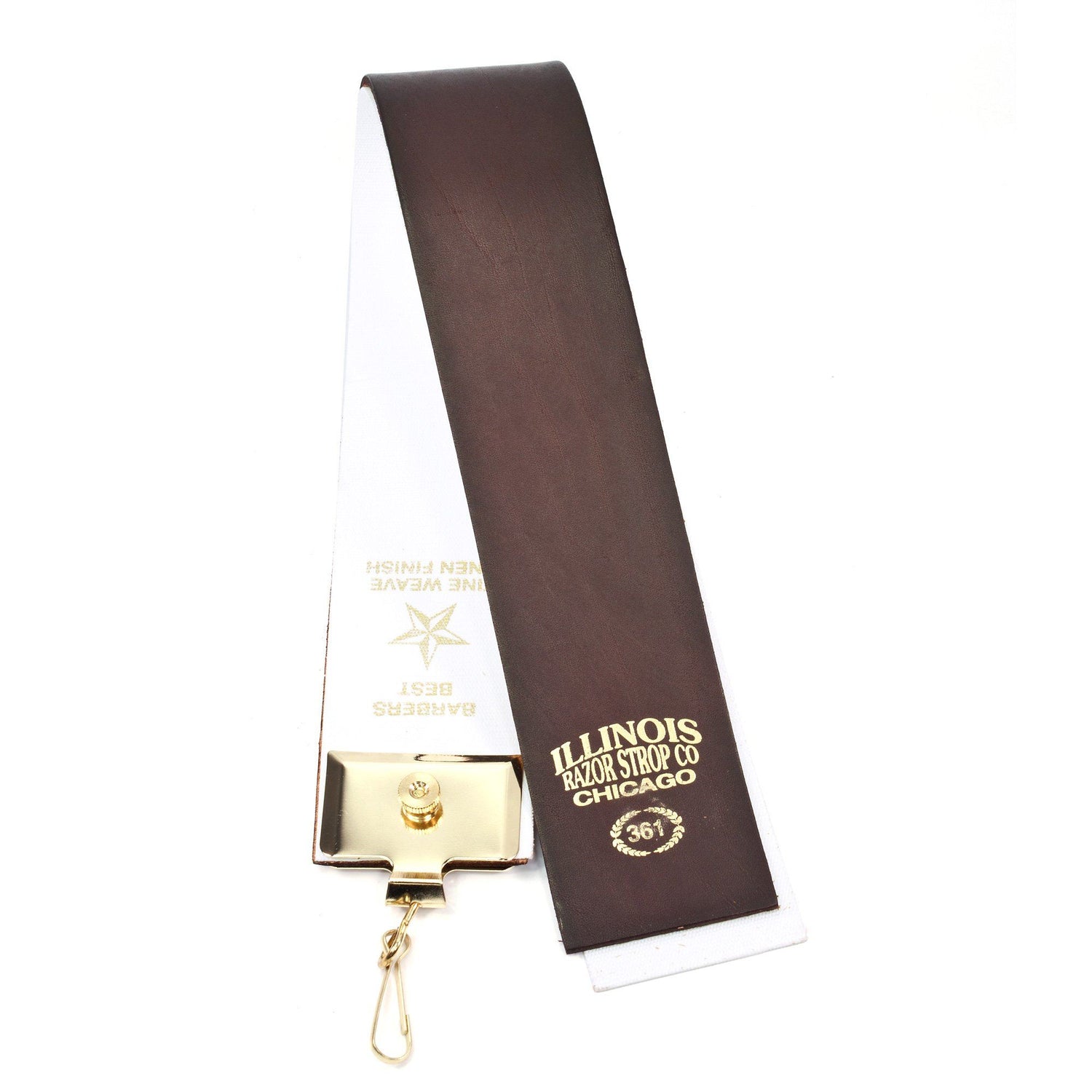 Illinois Razor Strop Co. 361 Hanging Razor Strop Leather Strop Illinois Strop Co