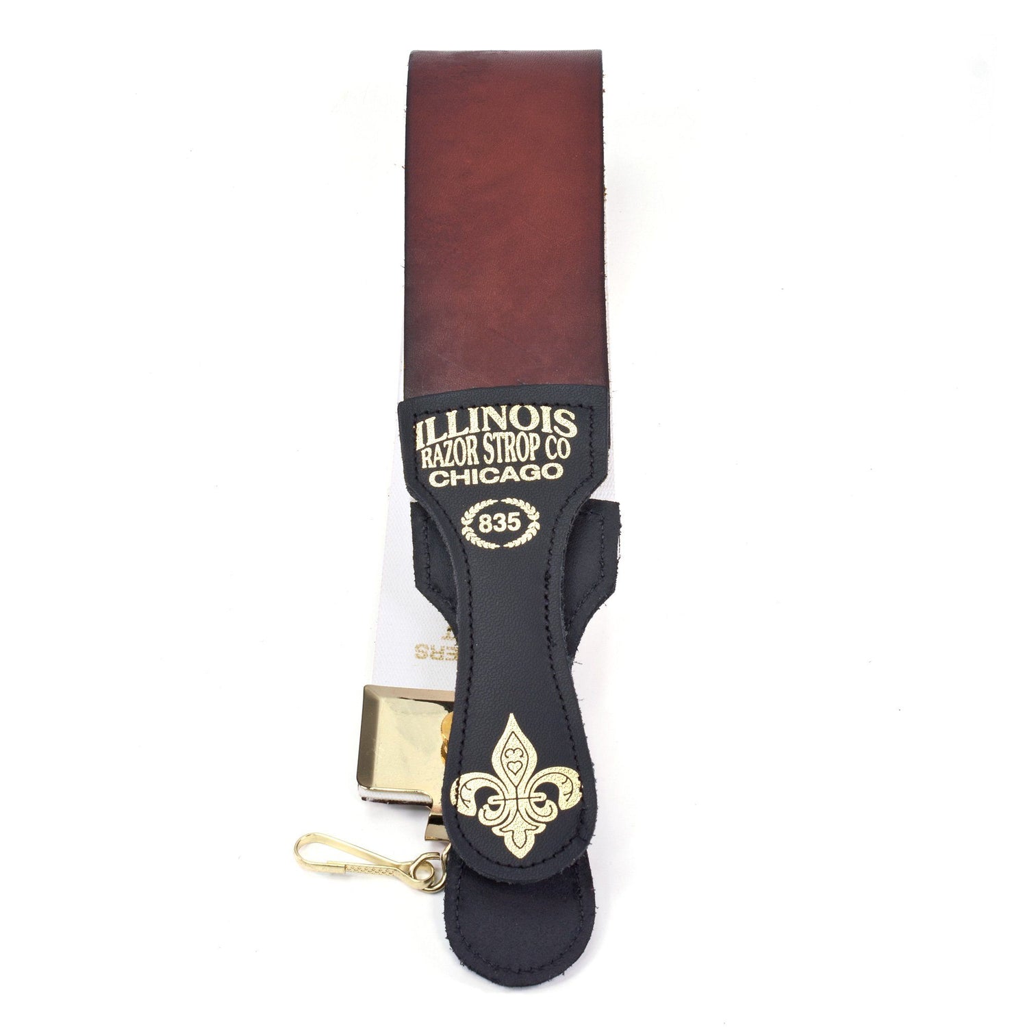 Illinois Razor Strop Co. 835 Hanging Razor Strop Leather Strop Illinois Strop Co