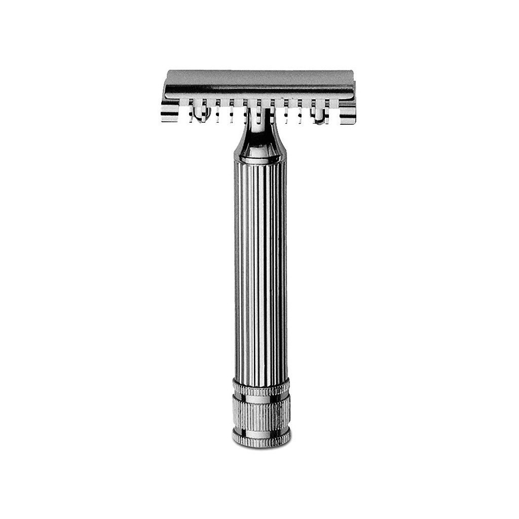 Fatip Grande Double-Edge Safety Razor Double Edge Safety Razor Fatip Chrome Open
