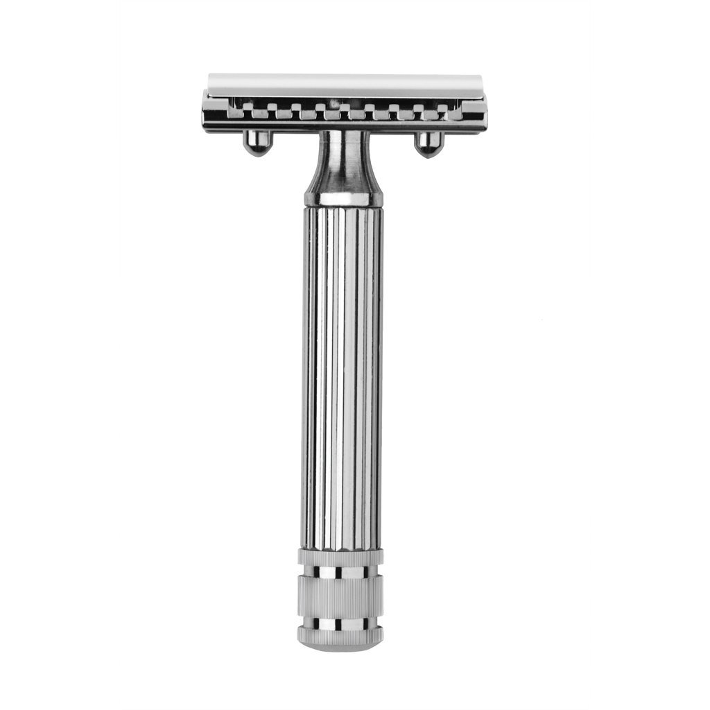 Fatip Classic Grande Double-Edge Safety Razor Double Edge Safety Razor Fatip Chrome Closed