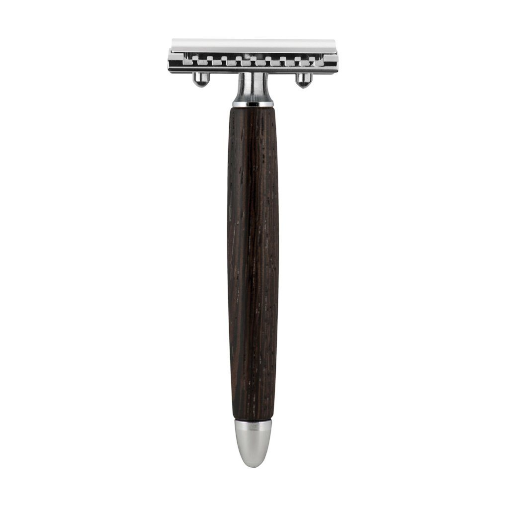 Fatip Wood Safety Razor Double Edge Safety Razor Fatip Wenge Wood Closed