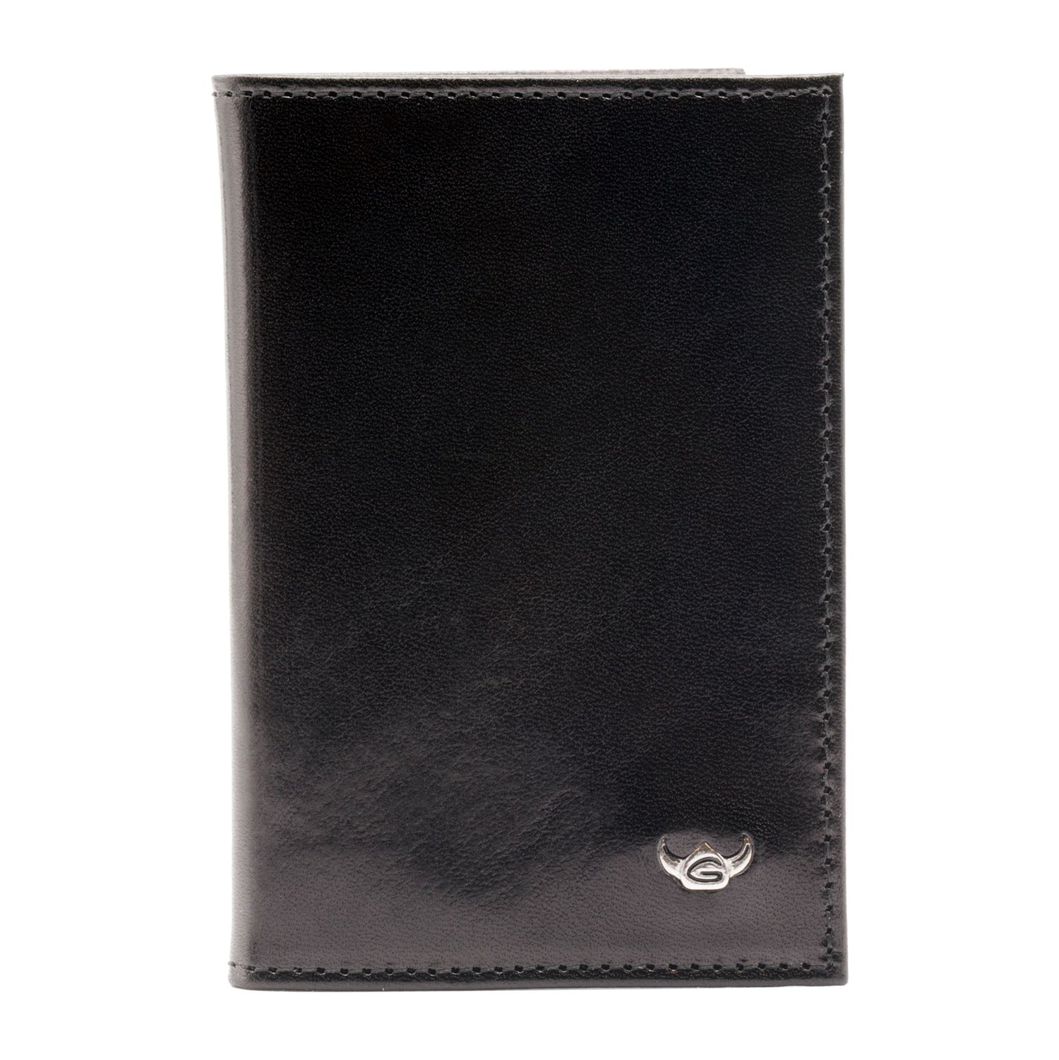 Golden Head Colorado Eco-Tanned Card Case, RFID Protect Leather Wallet Golden Head Black
