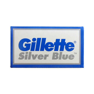 10 Gillette Silver Blue Double-Edge Blades Razor Blades Gillette 