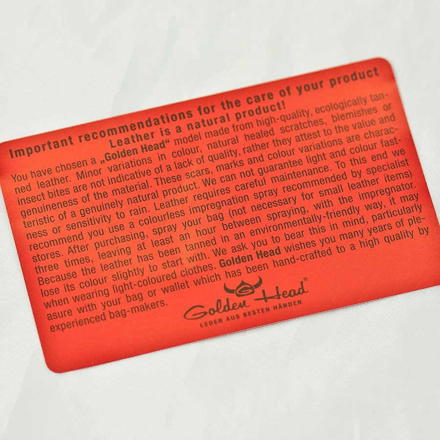 Golden Head Colorado Leather Business Card Case Leather Wallet Golden Head