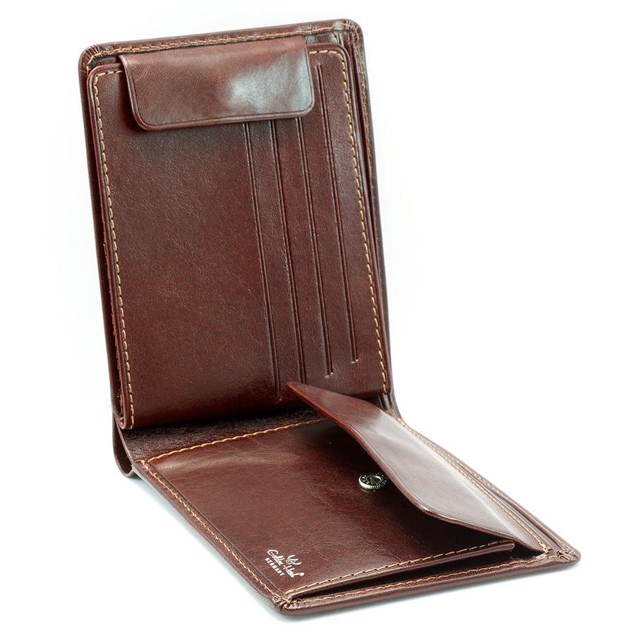 Golden Head Colorado RFID Protect Leather Wallet with Coin Pocket and 8 CC Slots, Tobacco Leather Wallet Golden Head 