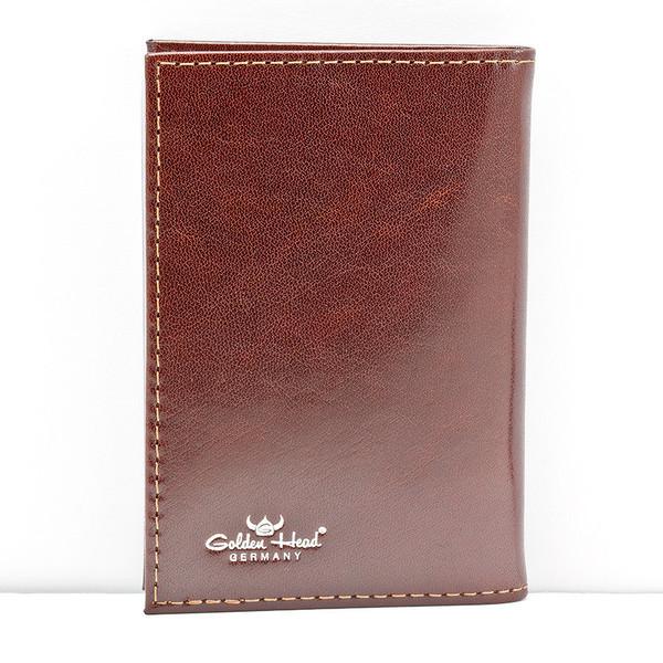 Golden Head Colorado Eco-Tanned Card Case, RFID Protect Leather Wallet Golden Head