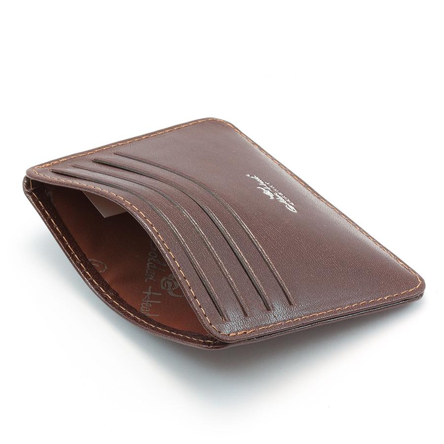 Golden Head Colorado Eco-Tanned Italian Leather 8-Pocket Credit Card Case Leather Wallet Golden Head