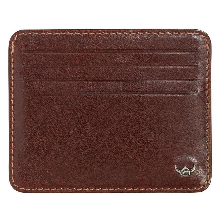 Golden Head Colorado Eco-Tanned Italian Leather 8-Pocket Credit Card Case Leather Wallet Golden Head