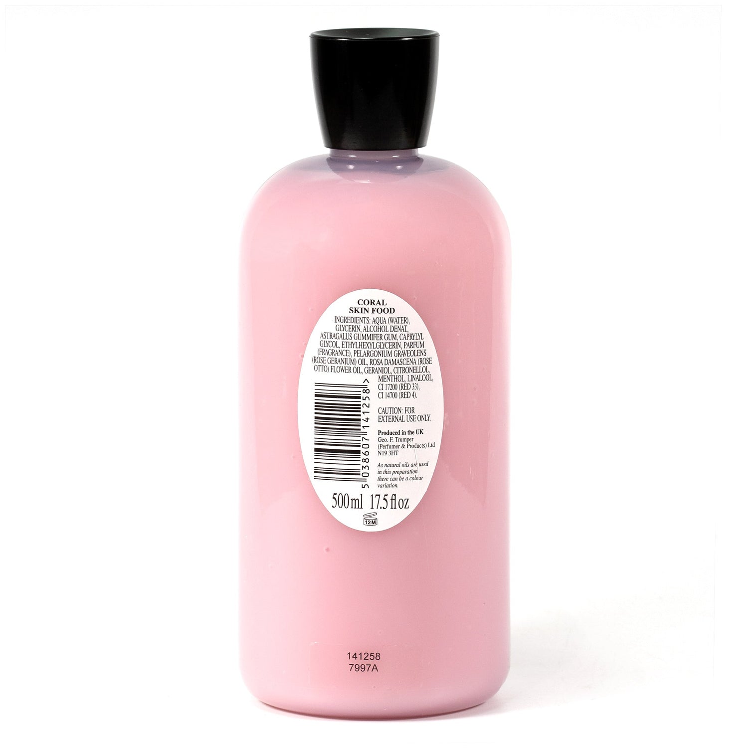 Geo. F. Trumper Coral Skin Food, 500ml Aftershave Geo F. Trumper