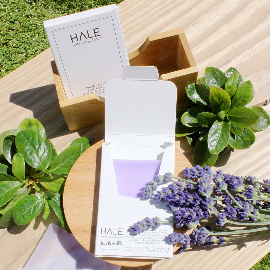 Hale Soap Co Paper Soap Bar Specialty Soap Hale Soap Co Calm Lavender