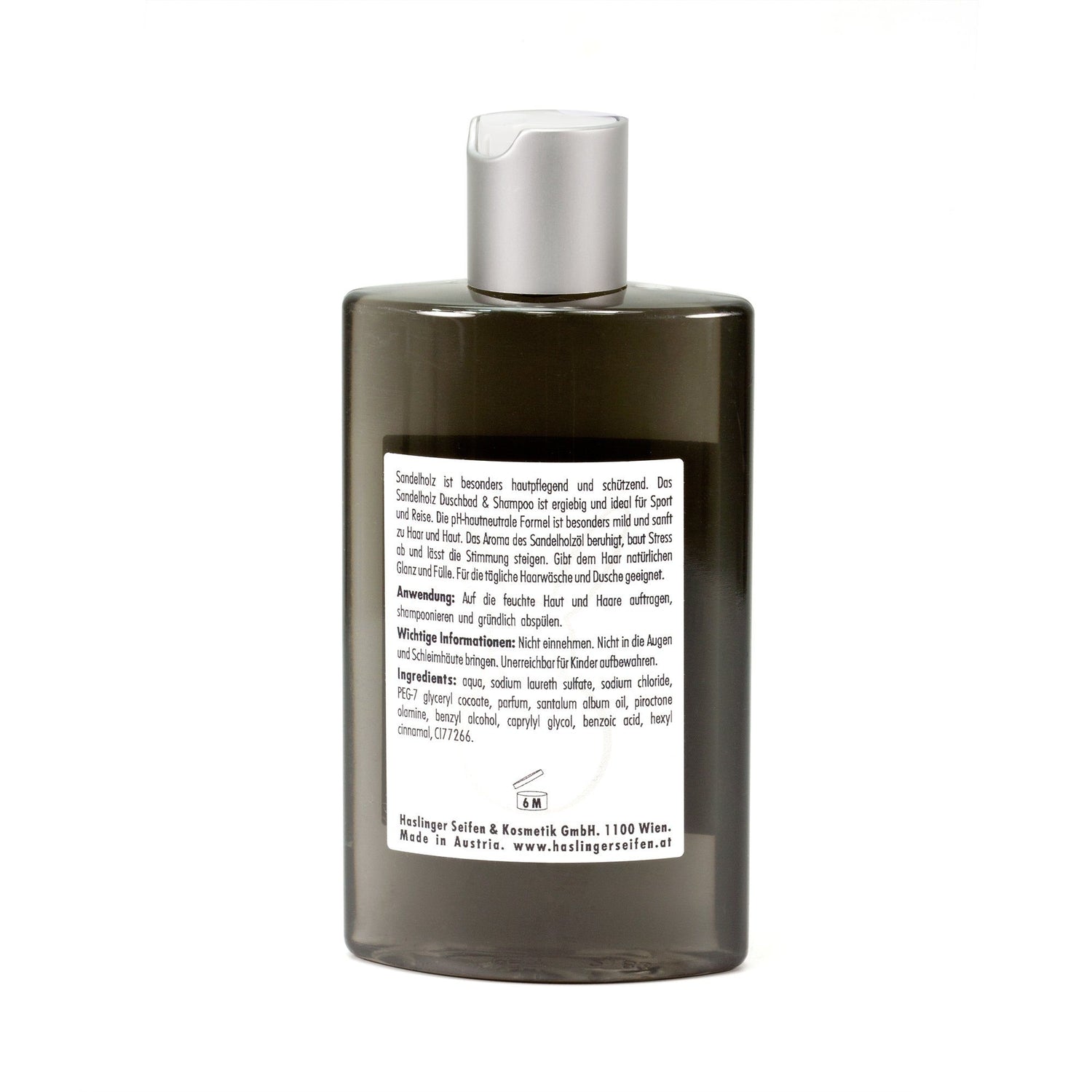 Haslinger SPA Sandalwood Shampoo and Shower Gel Men's Body Wash Haslinger