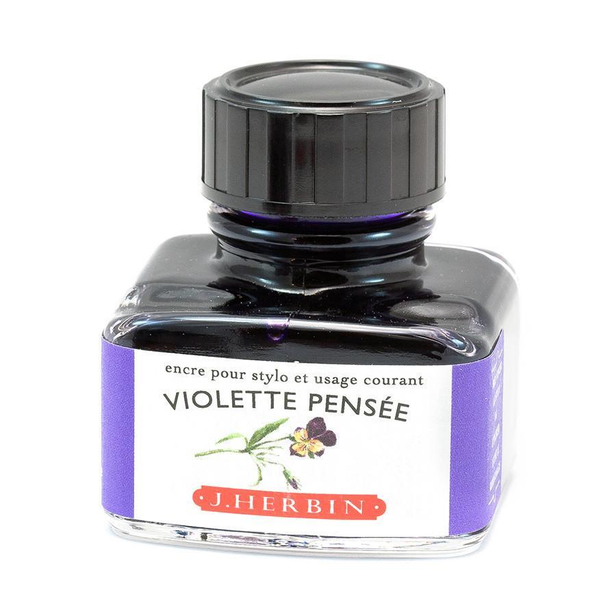 J. Herbin Fountain Pen Ink Bottles Ink Refill J. Herbin Violet Pansy