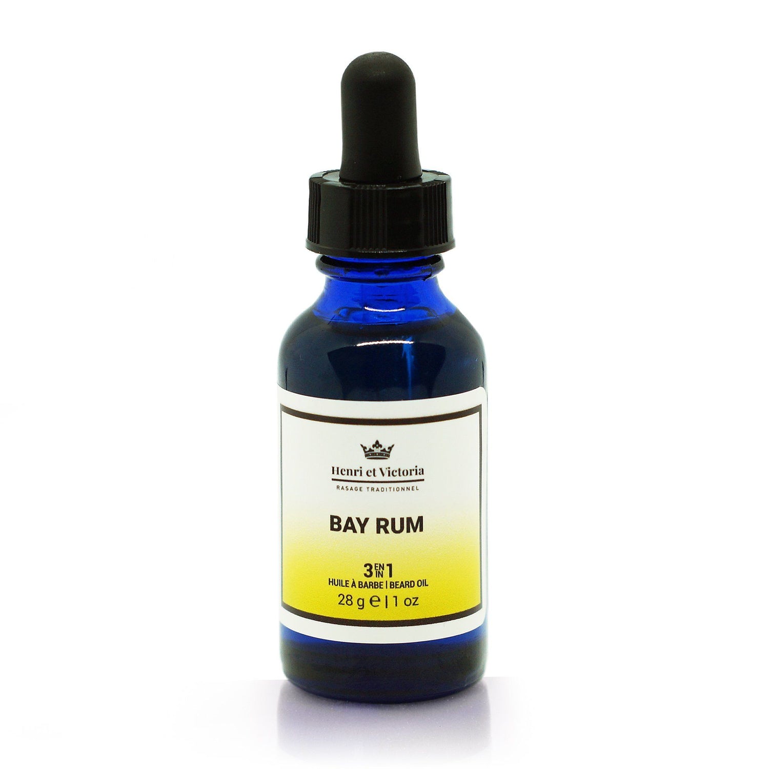 Henri et Victoria 3-in-1 Beard Oil Beard Oil Henri et Victoria Bay Rum