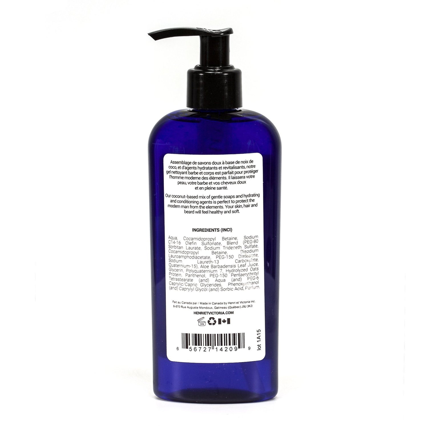 Henri et Victoria 2-in-1 Body and Beard Wash Beard Wash Henri et Victoria