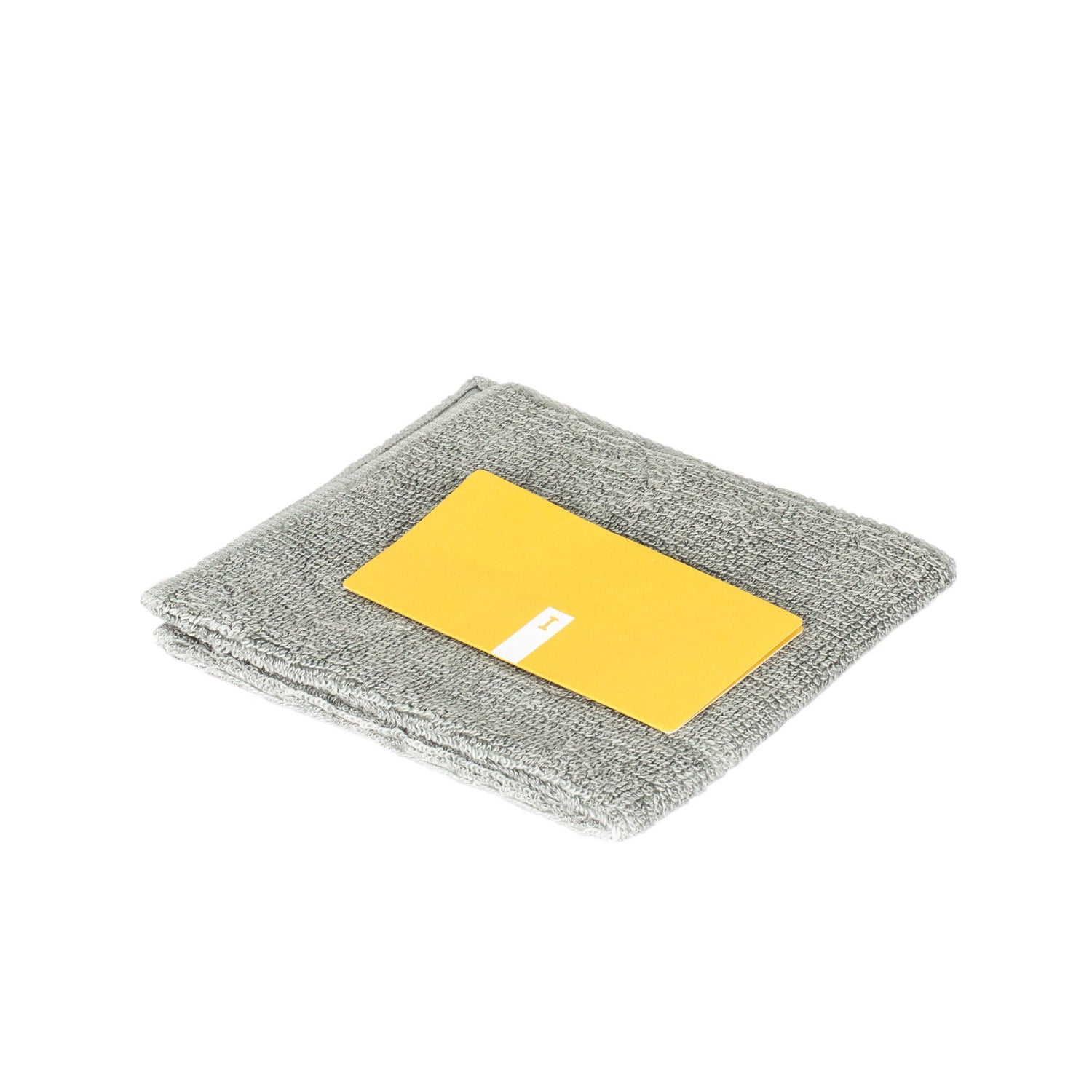 Ikeuchi Organic Fingertip Towel, Light Grey Washcloth Ikeuchi