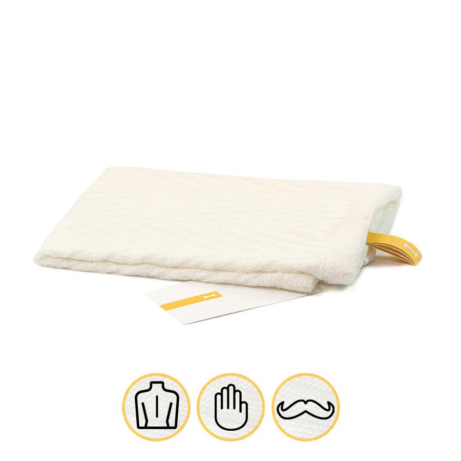 Ikeuchi Bamboo A120 Towel, Pearl Towel Ikeuchi Washcloth (35 x 38 cm)