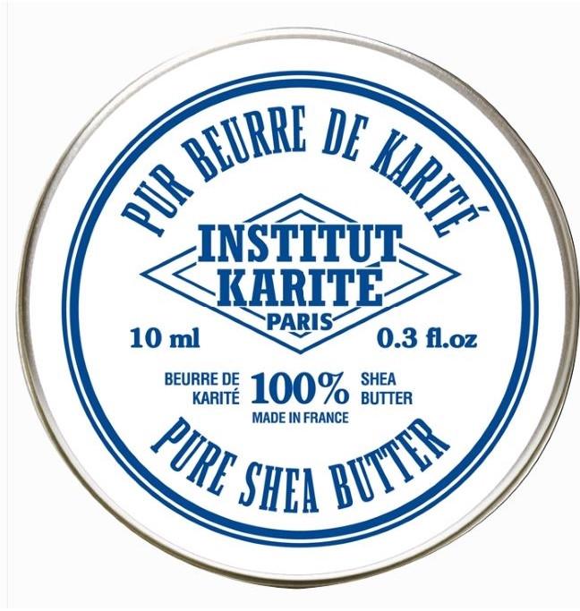 Institut Karite 100% Shea Butter For Hands, Lips, Face, Body and Hair, Fragrance Free Lip Balms Institut Karite 10 ml 
