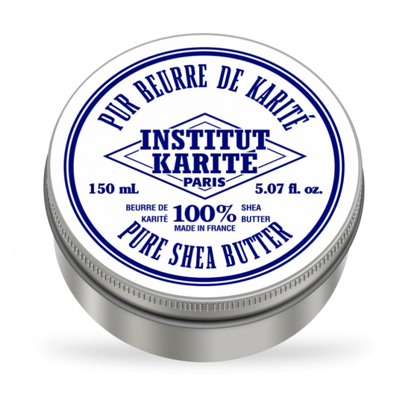 Institut Karite 100% Shea Butter For Hands, Lips, Face, Body and Hair, Fragrance Free Lip Balms Institut Karite 150 ml
