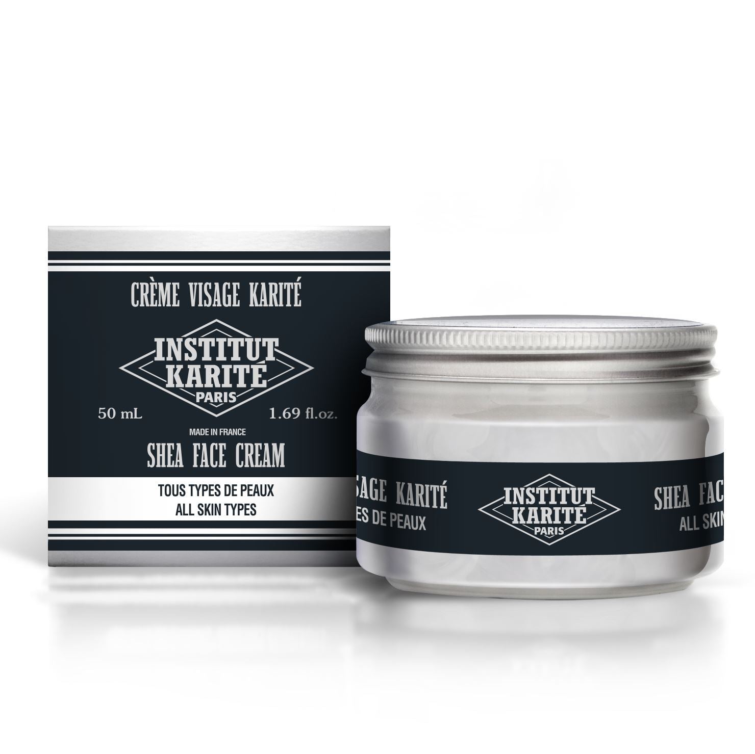 Institut Karite 25% Shea Butter Cream Ultra-Rich Face Cream For Men Facial Care Institut Karite