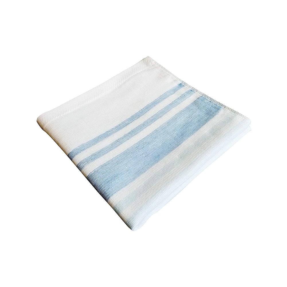 Ippinka Senshu Towel, Two-Tone End Stripes Towel Ippinka Face Towel (34 x 34 cm)