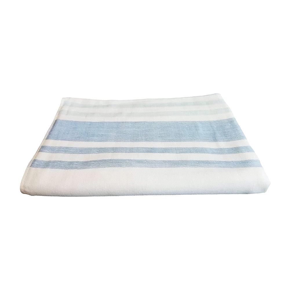 Ippinka Senshu Towel, Two-Tone End Stripes Towel Ippinka Bath Towel (65 x 120 cm)
