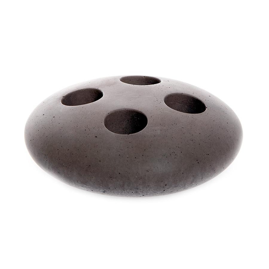Iris Hantverk Concrete Toothbrush Holder Bath Accessory Iris Hantverk Brown