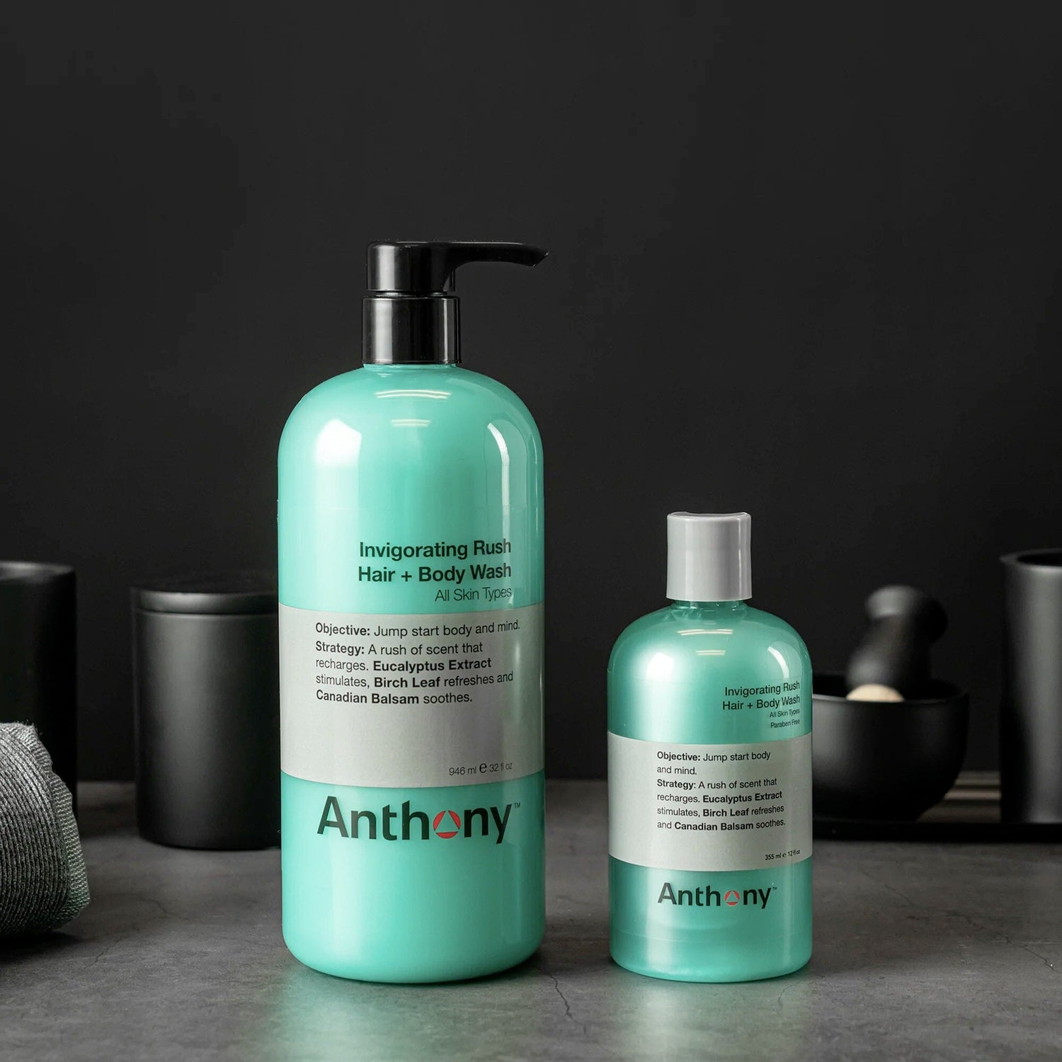 Anthony Invigorating Rush Hair and Body Wash Men's Body Wash Anthony