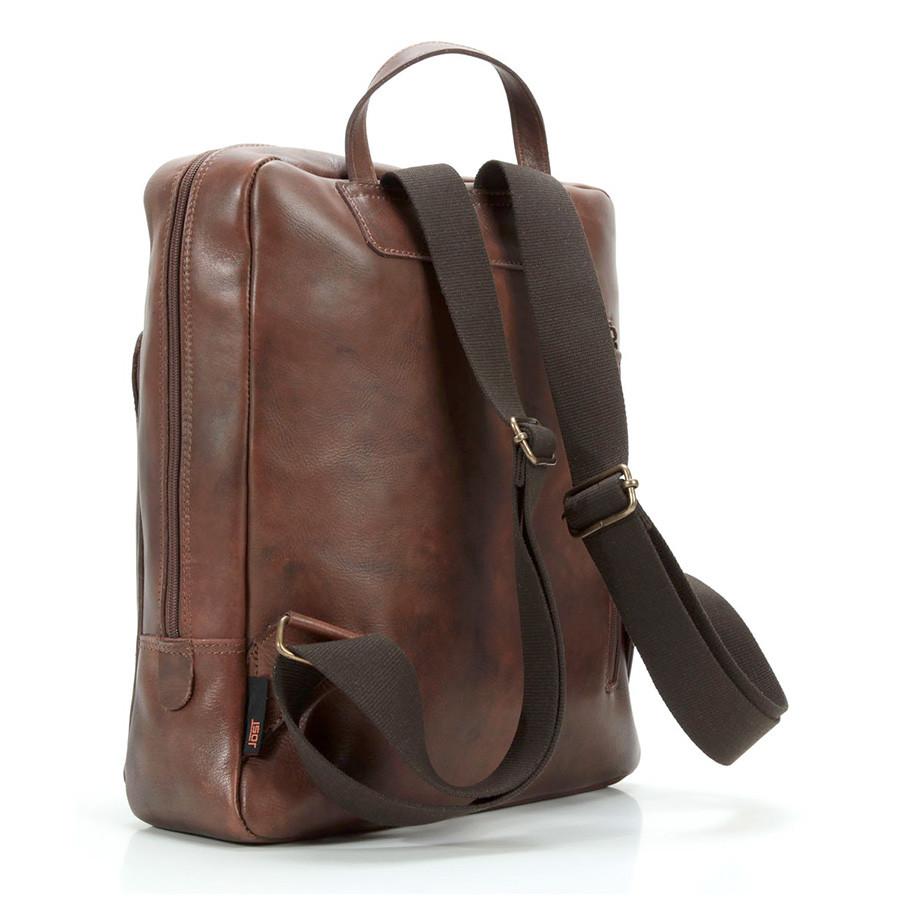 Jost Ranger Leather Backpack with 14" Laptop Compartment, Cognac Leather Briefcase Jost 