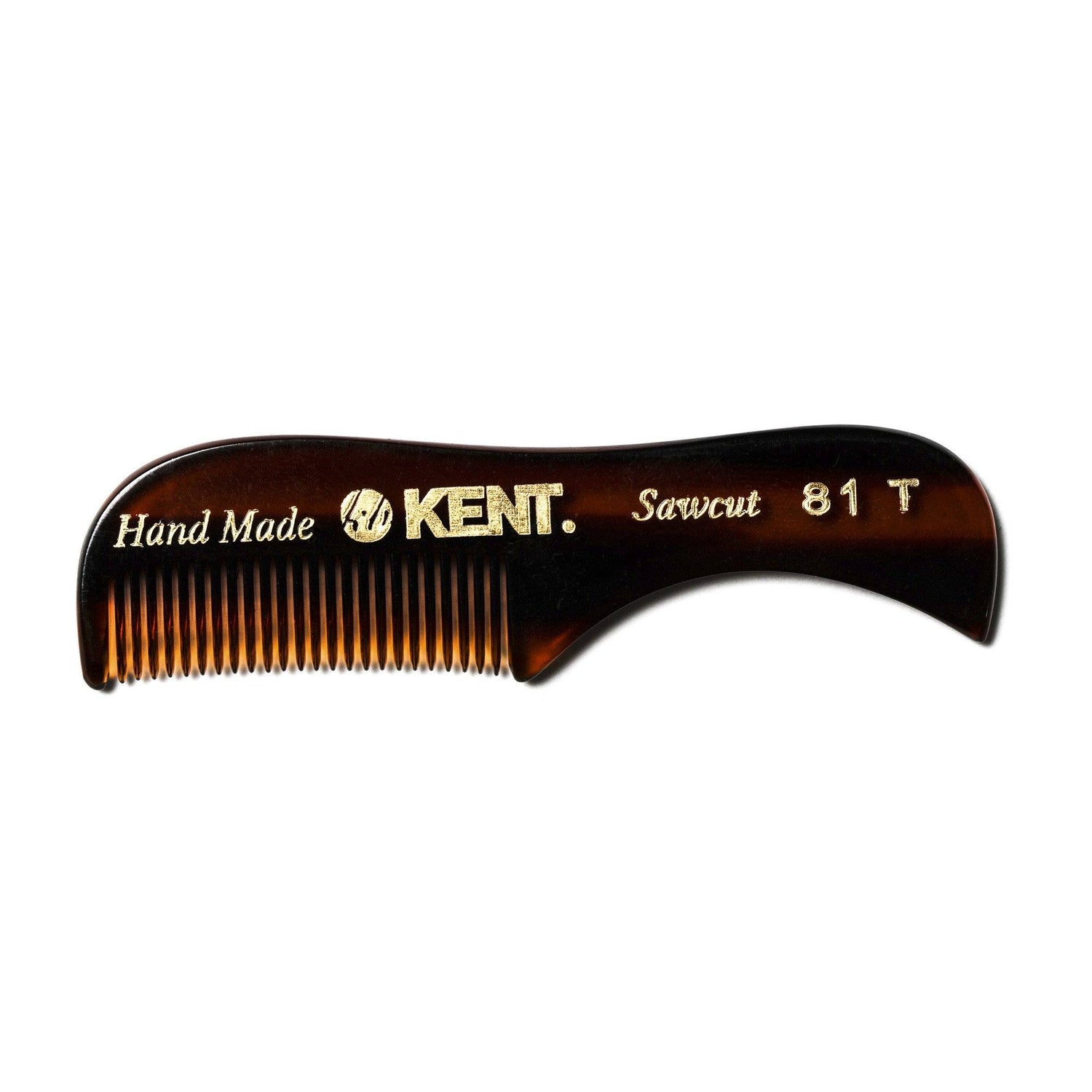 Kent 81T Hand-finished Beard and Moustache Comb Moustache Comb Kent