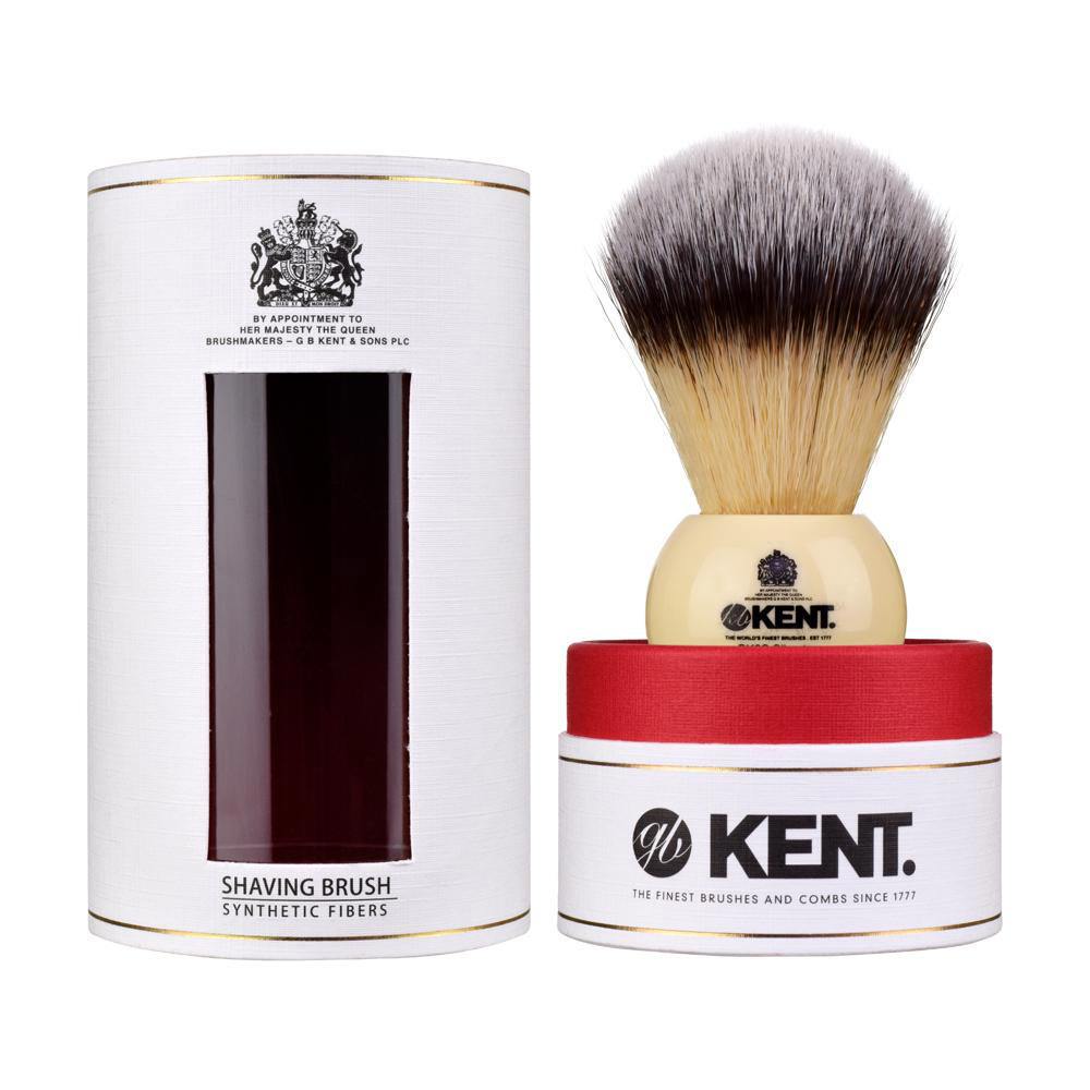 Kent BK8S, Large Synthetic Shaving Brush Synthetic Bristles Shaving Brush Kent