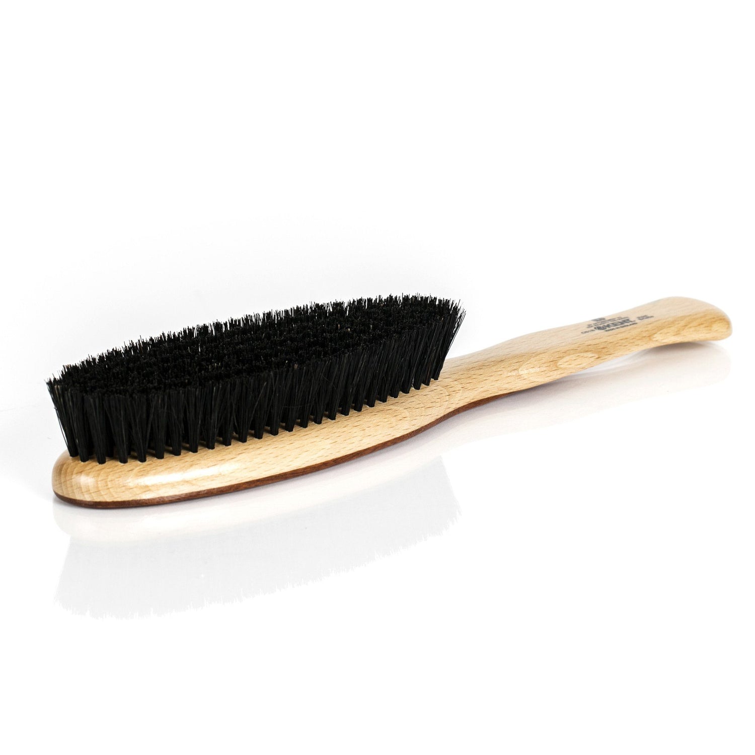 Kent Handcrafted Clothes Brush, Cherrywood Veneer Hair Brush Kent