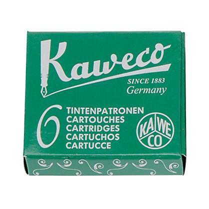 Kaweco Fountain Pen Ink Cartridges, 6-pack Ink Refill Kaweco Palm Green