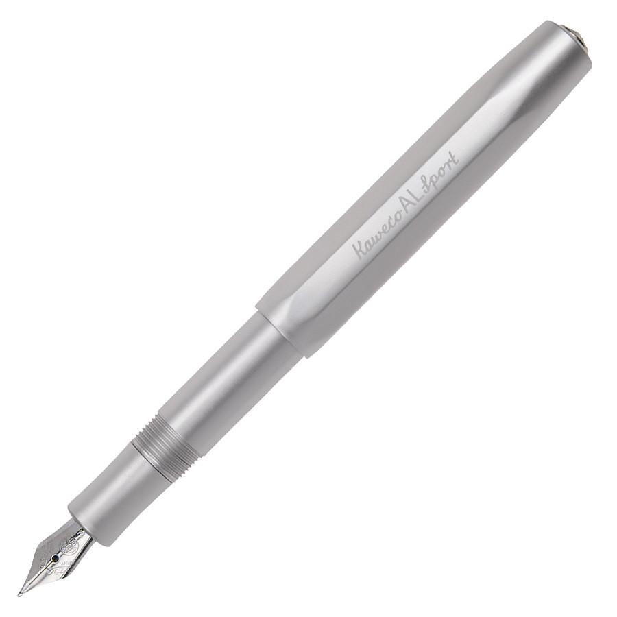 Kaweco AL Sport Aluminum Fountain Pen, Silver Fountain Pen Kaweco