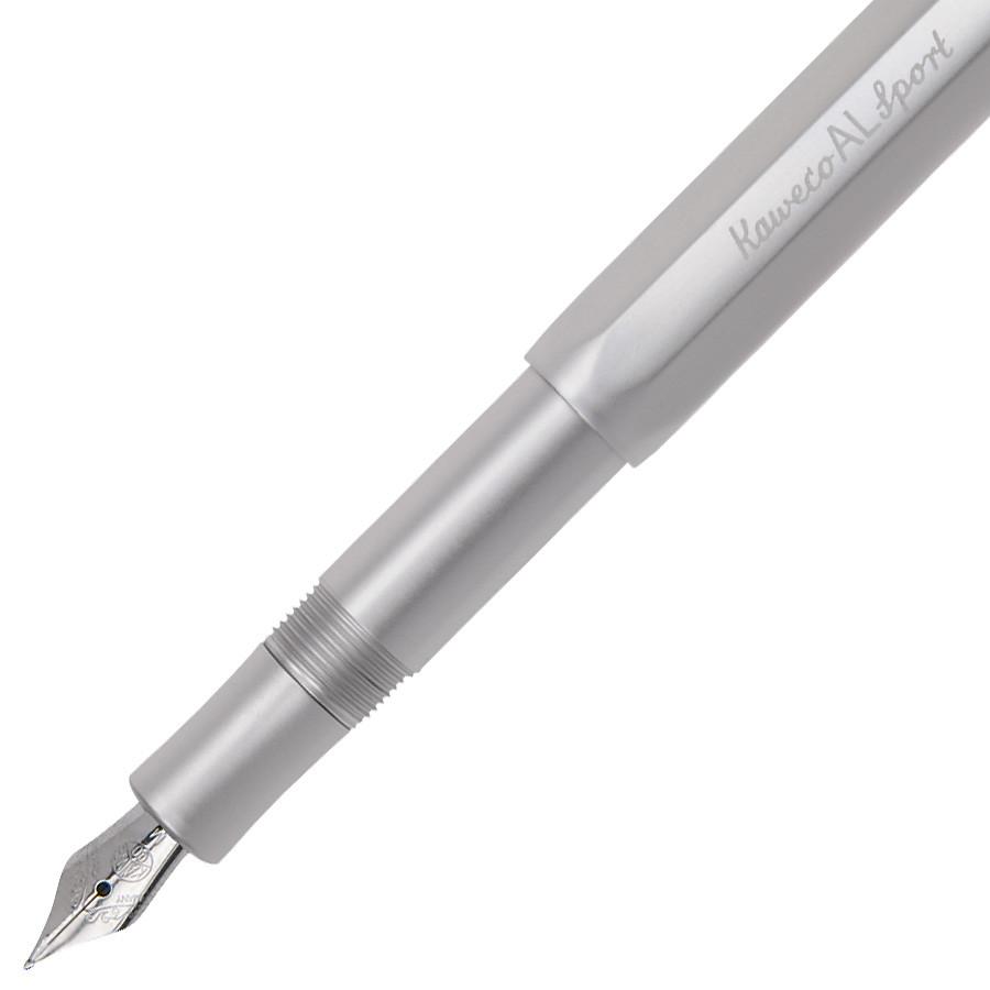 Kaweco AL Sport Aluminum Fountain Pen, Silver Fountain Pen Kaweco